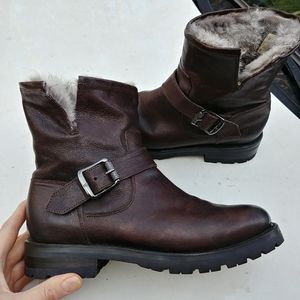 frye veronica shearling